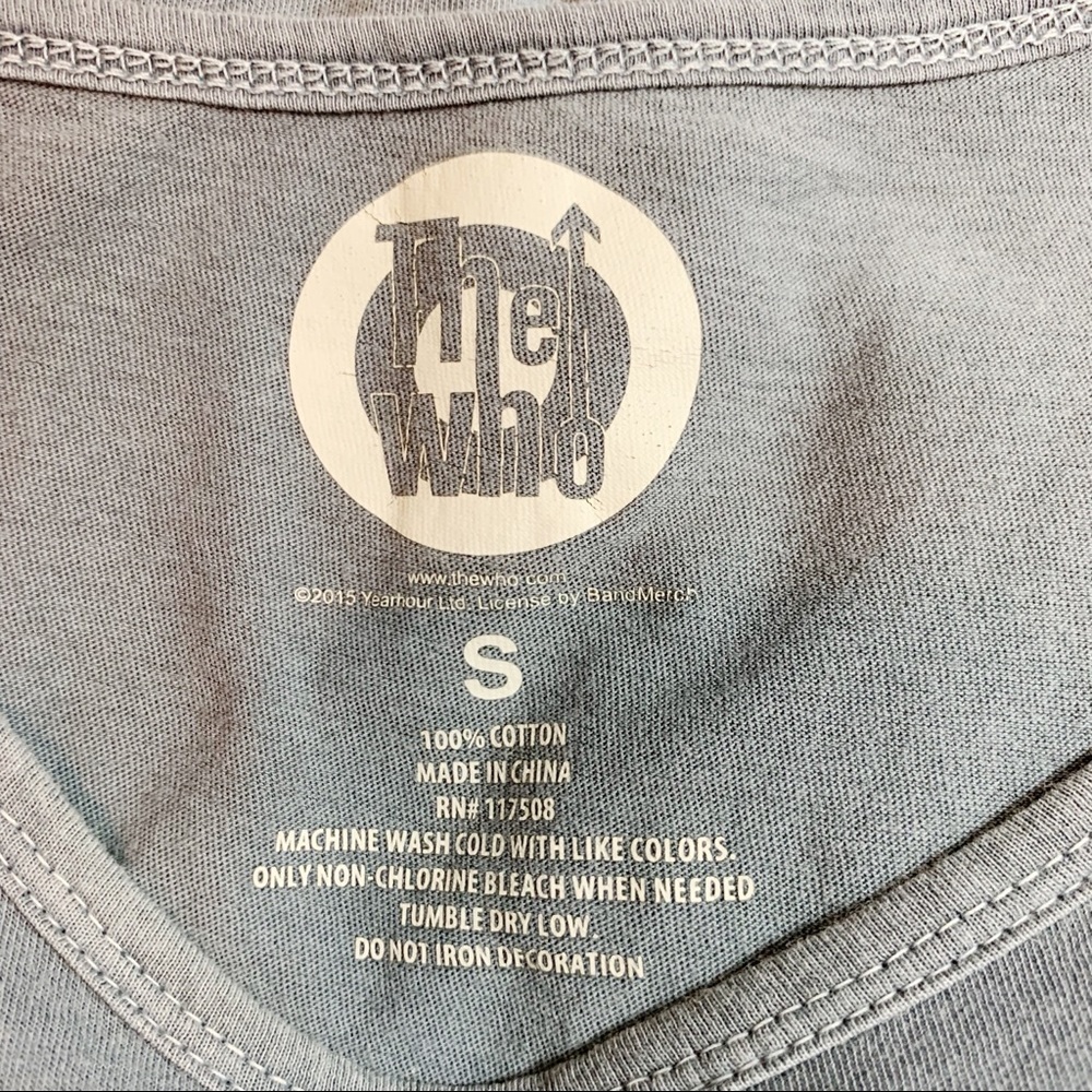 The Who 1989 The Kids Are Alright Tour Graphic Pocket Tee Band Music Rock - Picture 5 of 5